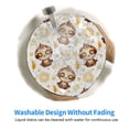 thumbnail image 6 of Disketp Sloth Yoga Small Mouse Pad 7.9x7.9 Inches,Washable Round Mousepad For Office Laptop Computer,Non-Slip Rubber Base Mouse Pads For Wireless Mouse, 6 of 9