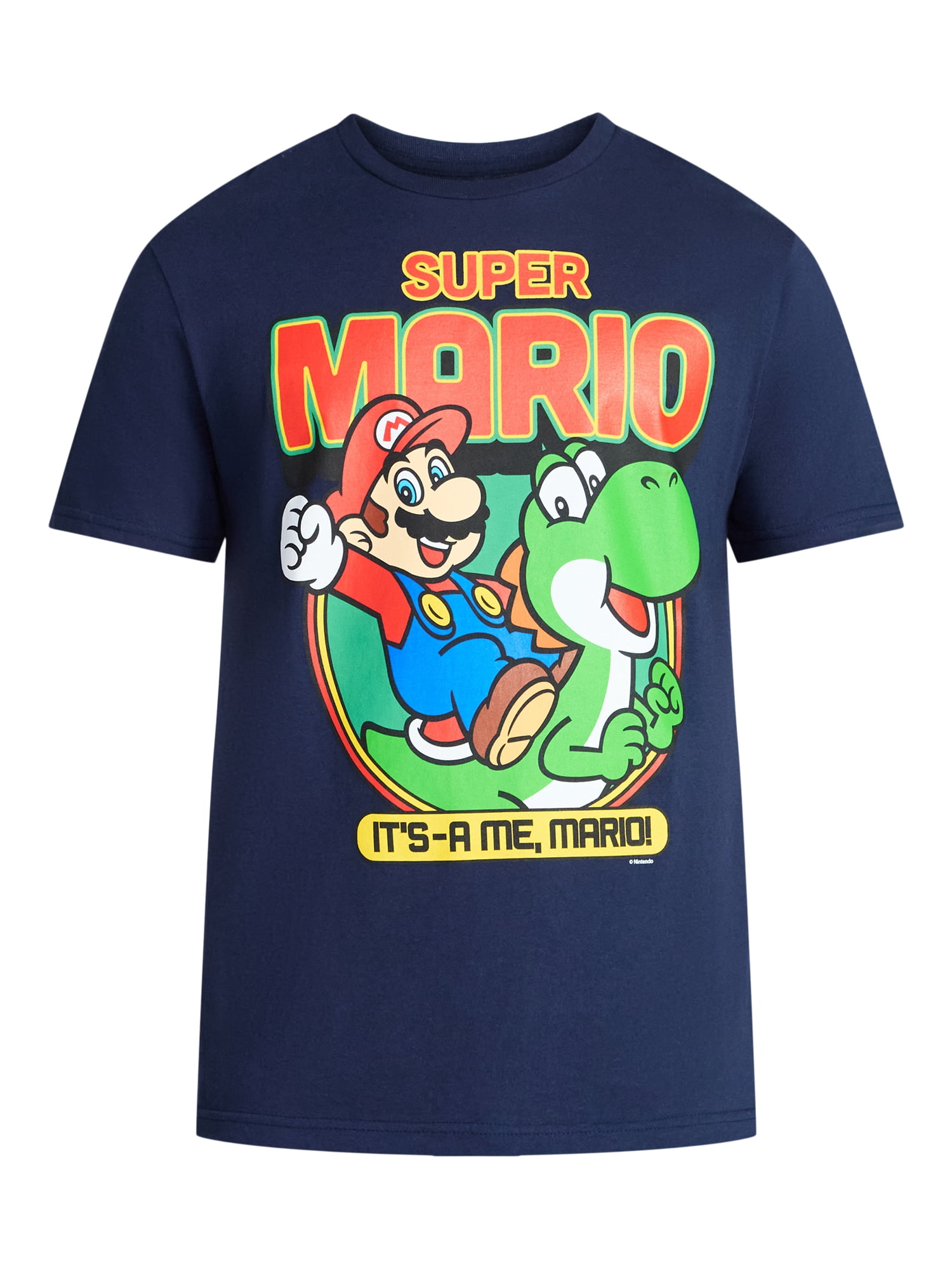 Super Mario Men's and Big Men's It’s-a Me Graphic Tee, Sizes S-3XL
