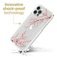 thumbnail image 3 of Case Yard iPhone-12-Pro-Max Case Clear Soft & Flexible TPU Ultra Low Profile Slim Fit Thin Shockproof Transparent Bumper Protective Cover Drop Protective Cell Phone Cases (Sakura Floral), 3 of 8