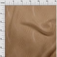 thumbnail image 3 of oneOone Cotton Jersey Brown Fabric Moire Sewing Material Print Fabric By The Yard 58 Inch Wide, 3 of 4