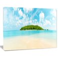 thumbnail image 1 of Design Art Tropical Island Panorama Canvas Print, 1 of 3