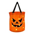 thumbnail image 1 of Bolsas de dulce o truco de Halloween con luz LED para niños, Candy Bag Tote Bag, Candy Storage Bucket, cesta de regalo de Acción de Gracias reutilizable, 1 of 4