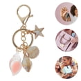 thumbnail image 3 of Unique Bargains Fashion Glow-In-The-Dark Conch Handbag Charm Pink 1 Pc, 3 of 5