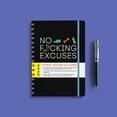 thumbnail image 7 of Calendars &amp; Gifts to Swear by 2025 No F*cking Excuses Fitness Tracker: A Planner to Cut the Bullsh*t and Crush Your Goals This Year, (Paperback), 7 of 7