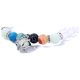 thumbnail image 4 of Pulsera de cuentas luminoso esmerilado transparente de cristal blanco de color natural de piedra colgante de joyería mamá pulsera mamá regalo, 4 of 8