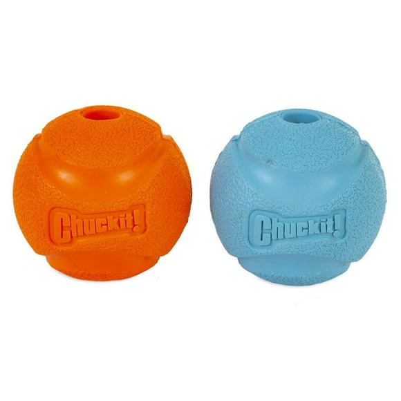 Chuckit! Fetch Ball 2-Pack Medium Durable Rubber Ball Dog Toy