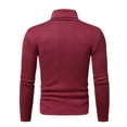 thumbnail image 4 of DGXTA Men's Slim Fit Mock Turtleneck Cotton Pullover Sweater Casual Basic Knitted Thermal Sweaters, 4 of 5
