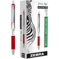 thumbnail image 1 of Zebra Pen Z-Grip Flight Retractable Ballpoint Pen, Bold Point, 1.2mm, Red Ink, 12-Count, 1 of 5