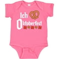 thumbnail image 3 of Inktastic Ich Liebe I Love Oktoberfest Pretzel Heart Boys or Girls Baby Bodysuit, 3 of 5