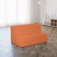 thumbnail image 4 of Abstract Foldable Mattress, Modern Warm Tone Shapes, 74.8" x 39.4", Dark Coral and Mustard, by Ambesonne, 4 of 6