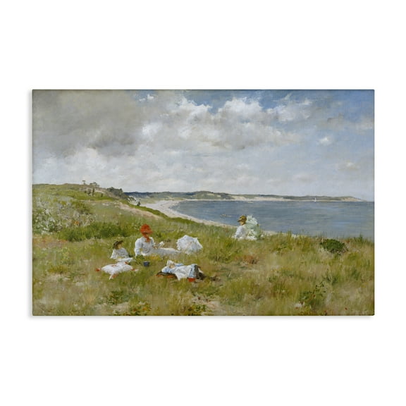 Stupell Industries Clasical Idle Hours Painting Landscape & Nature Painting Wrapped Canvas Art Print Wall Art, 24 x 16