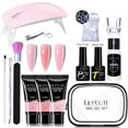 thumbnail image 2 of LILYCUTE 10ML Extensión De Uñas Gel Set De Manicura Con Lámpara UV De 6W Dedo Extender Molde Arte Kit De Herramientas De Rápida Gao Jinjia unisex, 2 of 2