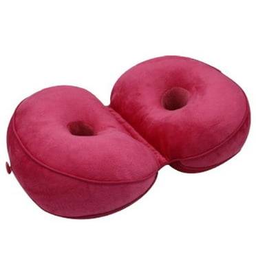 Dual Comfort Cushion Lift Hips Up Seat Cushion for Pressure Relief, Fits in Car Seat, Home, Office