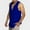 Blue, variant on ZZwxWA Workout Tank Tops for Men Tax Free Weekend Holiday Beach Tops Male Summer Quick-Dry Sleeveless Shirt Cozy Style Crew Neck Tank Tops Sports Workwear Clothing Plus Size Fashion Printed Blouse