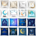 thumbnail image 4 of Funda de almohada de estilo étnico con diseño de luna dorada, de piel de melocotón, estampada, para sofá de casa, cojín de tela para coche, 4 of 6