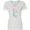 AA-White, variant on Inktastic Cute Axolotl Sitting on a Bubble Women's V-Neck T-Shirt