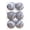 Silver, variant on 6PCS 2.4" Satin Christmas Balls Ornaments, Silk Christmas Hanging Ball Decorations, Luxury Vintage Christmas Tree Decor for Xmas Holiday Wedding Party