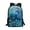 Blue Peacock, variant on HUIACONG Blue Peacock School Backpack for Middle School Girls Large Capacity Breathable Adjustable Straps for Kids 6‑18 Back to School Daily Use
