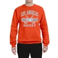 thumbnail image 2 of Wild Bobby City of Los Angeles Hockey Fantasy Fan Sports Unisex Crewneck Sweatshirt, Orange, 3X-Large, 2 of 5