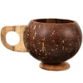 thumbnail image 1 of Miangastore Hawaiian Coffee Cup From Coconut Shell 1Pack Perfect For Tropical Party Decorations, 1 of 8