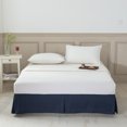 thumbnail image 2 of Nvzi Bed Skirt,Queen Bed Skirt 60x80+Drop14inch 1pc Lightweight Pleated Bed Skirt–Ideal Skirt for Bed,Suitable for Bedroom,Home, Soft Polyester Bed Skirt in white for Bedding Decoration, 2 of 2