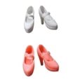 thumbnail image 1 of 2 pares hechos 1/6 princesa de tacón alto de plástico para BB trajes, 1 of 9