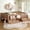 Natural, variant on URTR Full Size Low Floor Bed with Safety Staircase, Built-in Storage Drawers and Bookshelves, High-Quality Safety Rails for Secure Sleep and Play, Light Natural