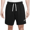 thumbnail image 2 of Nike Men's Shorts French Terry Flow Fleece Athletic Drawstring Waist Shorts, White, S, 2 of 2