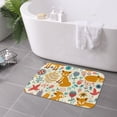 thumbnail image 7 of Non Slip Door Mat, Whimsical Fox Floral Garden Fast Drying Bath Tub Mats, Absorbent Bathroom Rugs Entrance Welcome Mat, Bath MatS for Tub, Floor, Home, Kitchen, Hotel,16x24in, 7 of 7