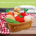 thumbnail image 3 of Juego de peluches Toy June Garden My First Vegetable Basket, 7 piezas, 3 of 6