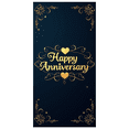 thumbnail image 4 of LUUFILx Happy Anniversary Day Banner Backdrop Decoration Celebration Party Supplies Balloon Gift Cupcake Display Event Background Decor Scene, 4 of 9