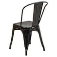 thumbnail image 4 of Flash Furniture Matte Black Metal Indoor-Outdoor Stackable Chair(base UPC0088914200271), 4 of 11