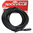 thumbnail image 3 of 8 Rockville RCXFM50P-B Black 50' Female to Male REAN XLR Mic Cable 100% Copper, 3 of 3
