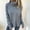 A1 Grey, variant on Turtleneck Sweaters for Women Long Sleeve Tops 2026 Fall Winter Fashion Clothes,Office Work Daily Wear Dressy Casual Outfits,Warm and Breathable,Soft Knitted Ribbed Button-Cuff Pullover Top Grey
