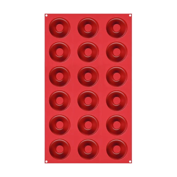 18 In 1 Silicone Donut & Cake Mould - Versatile Baking Tool for Mini Cookies and More