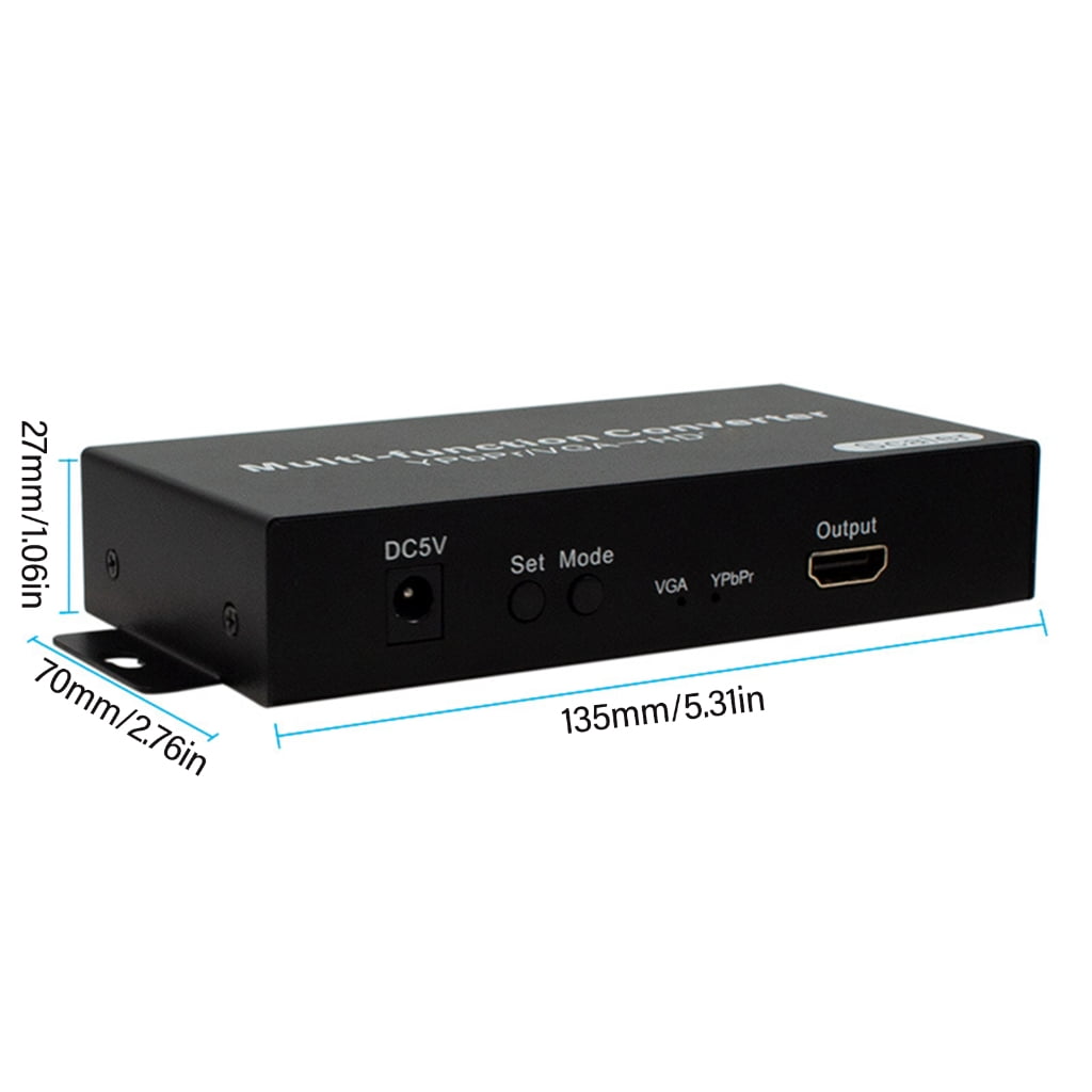 YpbPr/VGA To HDTV 1080P Converter Supporting 1080P For Home Or Office Use