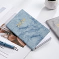 thumbnail image 4 of bestolf A6 2024 English Planner Faux Leather Hardcover Ribbon Bookmark No Bleed Thick Paper Daily Weekly Schedule Time Management Notebook Journal Student Dairy, 4 of 8