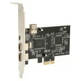 PCIE X1 to IEEE 1394A Riser Card Adapter Full Duplex Channel 3 External