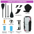 thumbnail image 2 of ELECWISH 11 Ft Inflatable Stand Up Paddle Board and Sit-on Kayak Set, Non-Slip Deck SUP Paddle Board with SUP Accessories & Backpack, Purple Rendering, 2 of 17