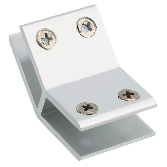 135 Degree Glass Clamp, 1 Pack for 10-12mm Thickness Adjustable Double Side Glass Shelf Support Bracket