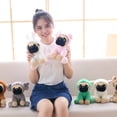 thumbnail image 6 of 20CM Stuffed Simulation Dogs Plush Sharpei Pug Lovely Puppy Pet Toy PlushToy Children Kids Birthday Gifts, 6 of 9