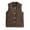 Quilted vest-Brown, variant on Gamivast Quilted Vest for Women Lightweight Button Down Padded Sleeveless Jackets with Pockets Oversized Round Neck Winter Coats Trendy Outerwear 2025