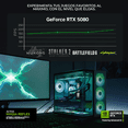 thumbnail image 4 of PC Gamer Completa IA DXT GAMING NVIDIA GeForce RTX 5080 AMD Ryzen 9 9950X 32GB DDR5 SSD 1TB Monitor Curvo 34 180Hz Sistema Liquido WIFI BT Black Productividad Profesional impulsada por IA Avanzada, 4 of 6