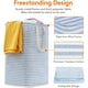 thumbnail image 2 of Cesto de ropa Lifewit, grande, plegable, 3 x 80 L, impermeable, azul, 2 of 9