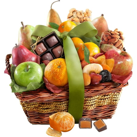 Dried Fruit Gift - Golden State Fruit Orchard Delight Gift Basket, 14 pc