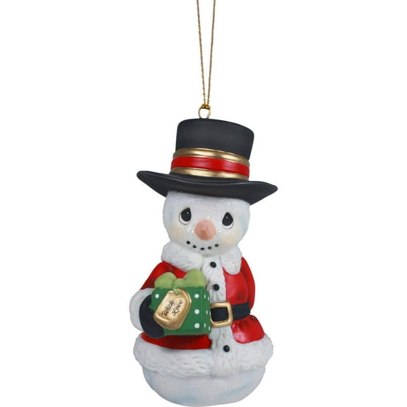 2025 Annual Snowman Ornament - Sharing The Gift Of Love At Christmas