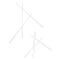 thumbnail image 4 of 6pcs Glass Stir Sticks Labs Glass Stirring Rod Heat Resistant Rod for Experiment, 4 of 4