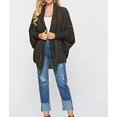 thumbnail image 4 of Women's Open Front Cardigan Loose Draped Batwing Sleeve Knit Sweater, 4 of 6