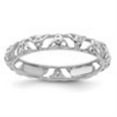 thumbnail image 2 of Auriga 925 Sterling Silver Rhodium Celtic Knot Ring for Women Size- 6, 2 of 6
