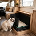 thumbnail image 4 of Portable Waterproof Foldable Pet Litter Box - Travel Litter Pan Fabric Outdoor Cats Toilet, Disposable No-Wash Design, Easy Clean Storage, Camping Use, 4 of 6